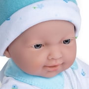 JC Toys La Baby Caucasian Baby Doll |Washable 11 Inch Soft Body Doll with Blue Outfit, Blanket and Pacifier|For Children 12 Months and Older