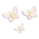 thumbnail image 5 of 3 piezas de adornos de mariposa para tartas, decoración de comida para fiestas de cumpleaños y aniversarios. púrpura, 5 of 9
