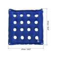 thumbnail image 2 of Uxcell Inflatable Seat Cushion, Portable Air Chair Cushions Square Seat Pad, Blue, 2 of 6