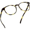 LifeArt Blue Light Blocking Glasses, Anti Eyestrain, Computer Reading Glasses, Gaming Glasses, TV Glasses for Women Men, Anti Glare (Tortoise, +2.75 Magnification)