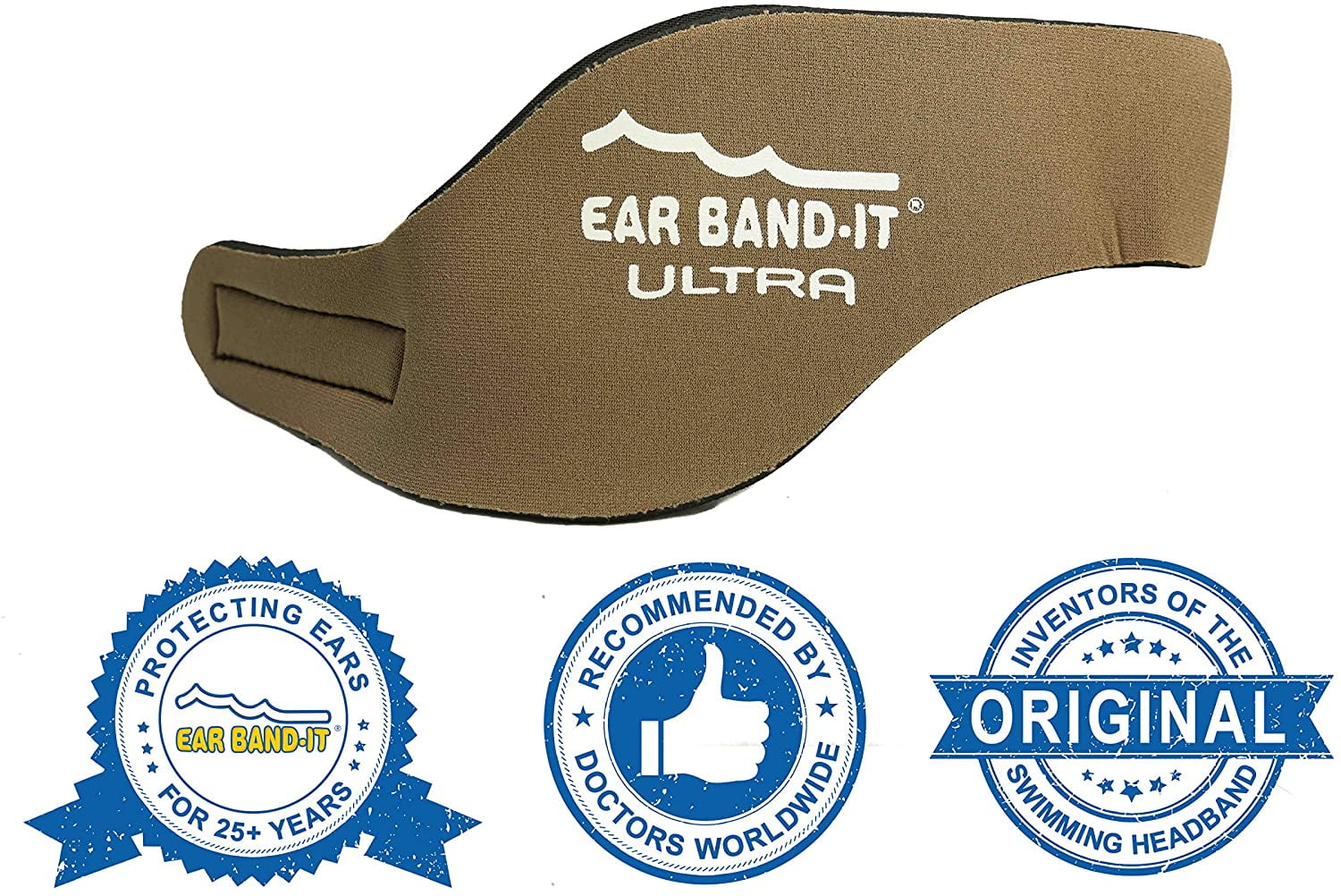 Ear BandIt Ultra Swimming Headband Best Swimmer's Headband Keep