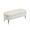 White, variant on Guyou Modern Storage Bench, Lambswool End of Bed Bench with Metal Legs, Upholstered Entryway Bench for Bedroom Living Room Hallway, White
