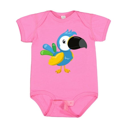 

Inktastic Colorful Parrot Tropical Parrot Cute Parrot Gift Baby Boy or Baby Girl Bodysuit