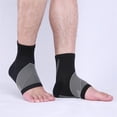 thumbnail image 6 of Orthopedic Support Socks for Plantar Fasciitis Relief - Breathable Nylon Compression Socks with Ankle Support, Non-Slip Grip - Ideal for Running, Fitness, Basketball - 1 Pair, 6 of 7