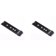 thumbnail image 1 of 2X M.2 A+E KEY Slot To M.2 NVME Adapter Card NGFF To KEY-M Expansion Card NVMe PCI SSD Port Expansion Adapter, 1 of 7