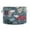 Polar Bear Pattern, variant on Collapsible 20" Round Storage Basket with Handles Laundry Hamper Open Storage Bins Santa Claus Driving in Red Cars