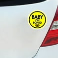 thumbnail image 2 of Baby on Board Sticker - (Set of 2) Safety Caution Decal Sign Stickers for Cars Windows Bumpers - Baby Pacifier, 2 of 4