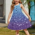 thumbnail image 5 of Xdegoge Kids Clothes for Girls 2-12 Summer Dresses Sleeveless Cute Printed A Linen Dress Flowy Midi Sun Dresses Toddler Girl Clothes Teen Girl Dresses 10-12 Reorder Items Bought By Me Past Purchases, 5 of 7