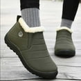 thumbnail image 2 of Xiaoxatg Women's Boots High Top Lined Warm Insulated Comfortable Boots for Cold Weather 10.5 Green, 2 of 6