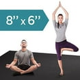 thumbnail image 5 of Brybelly Crown Sporting Goods 8 x 6 Ft. All Purpose Extra Large Exercise Floor for Yoga, Home Gym Equipment and Cardio Workouts, 5 of 7