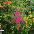 thumbnail image 1 of Molinillo de viento de metal con forma de hada, estaca decorativa para jardín, decoración exterior, escultura de viento de hierro para patio, 1 of 8