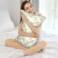 thumbnail image 3 of KLL Rose Pattern Silk Pillowcase for Hair and Skin Standard Size 20"X 30" Soft Breathable Pillow Covers for Sleeping, 3 of 7