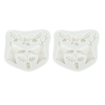 

2Pcs Household Fondant Making Mold Cake Decoration Moulds Kitchen Baking Supply