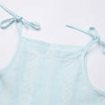 thumbnail image 5 of Odeerbi Summer Tank Dress For Girls Toddler Kids Baby Seaside Beach Dress Sling Skirt Floral Skirt Light Blue, 5 of 7