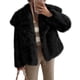 thumbnail image 1 of Abrigo PRETTYGARDEN 2025 de Piel Sintética con Solapa y Botones Negro XXL, 1 of 6