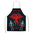 thumbnail image 1 of Pumpkin Witch Horror Happy Halloween Kitchen Aprons for Adult Home Kitchen Daily Cooking Baking Antifouling Delantal Cocina, 1 of 7