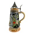 thumbnail image 4 of Silent Night Chapel LE German Stoneware Christmas Beer Stein .5 L Made Germany, 4 of 8