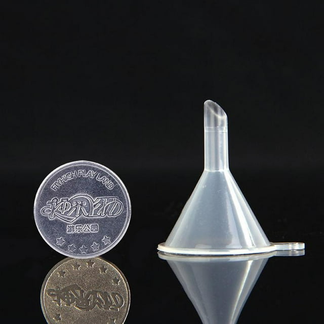 Small Clear Plastic Mini Funnels for Bottle Filling Perfumes Essential Oils Science Laboratory Chemicals Arts & Crafts Supplies
