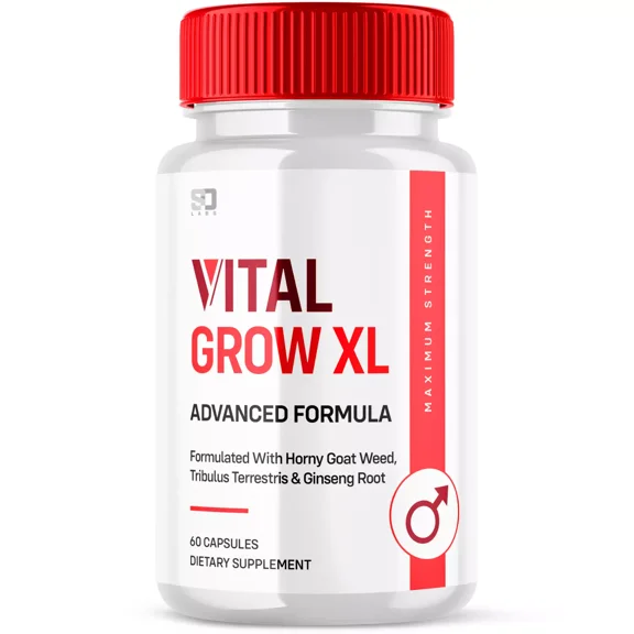 Vital Grow XL for Men Advanced Formula Vitamin Supplement 60 Capsules