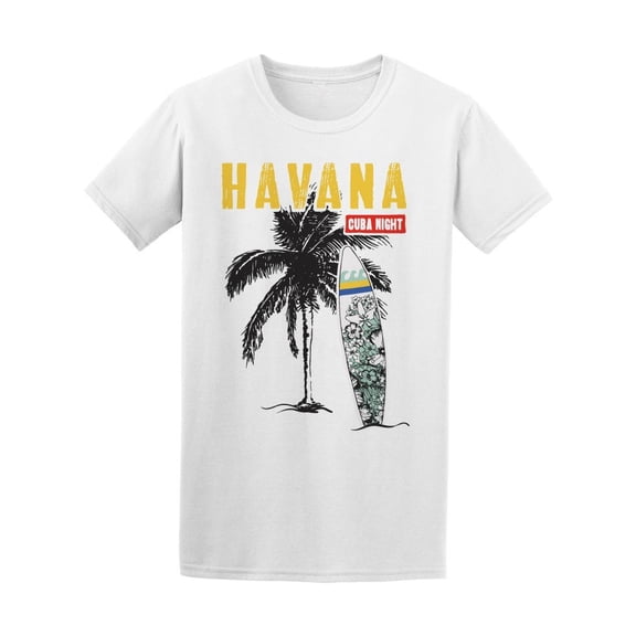Havana Cuba Tropical Graphic Tee Men's -Image by Shutterstock