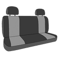 thumbnail image 3 of CalTrend Rear Solid Bench Cordura Seat Covers for 2002-2004 Chevy Tracker - CV359-03CA Charcoal Insert and Trim, 3 of 3