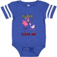 thumbnail image 3 of Inktastic My Aunt Loves Me Flamingo Boys or Girls Baby Bodysuit, 3 of 5