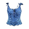 thumbnail image 2 of Printed Backless Camisole - Adjustable Ribbon Shapewear for Bodycon Dresses & Summer Tops, 2 of 8