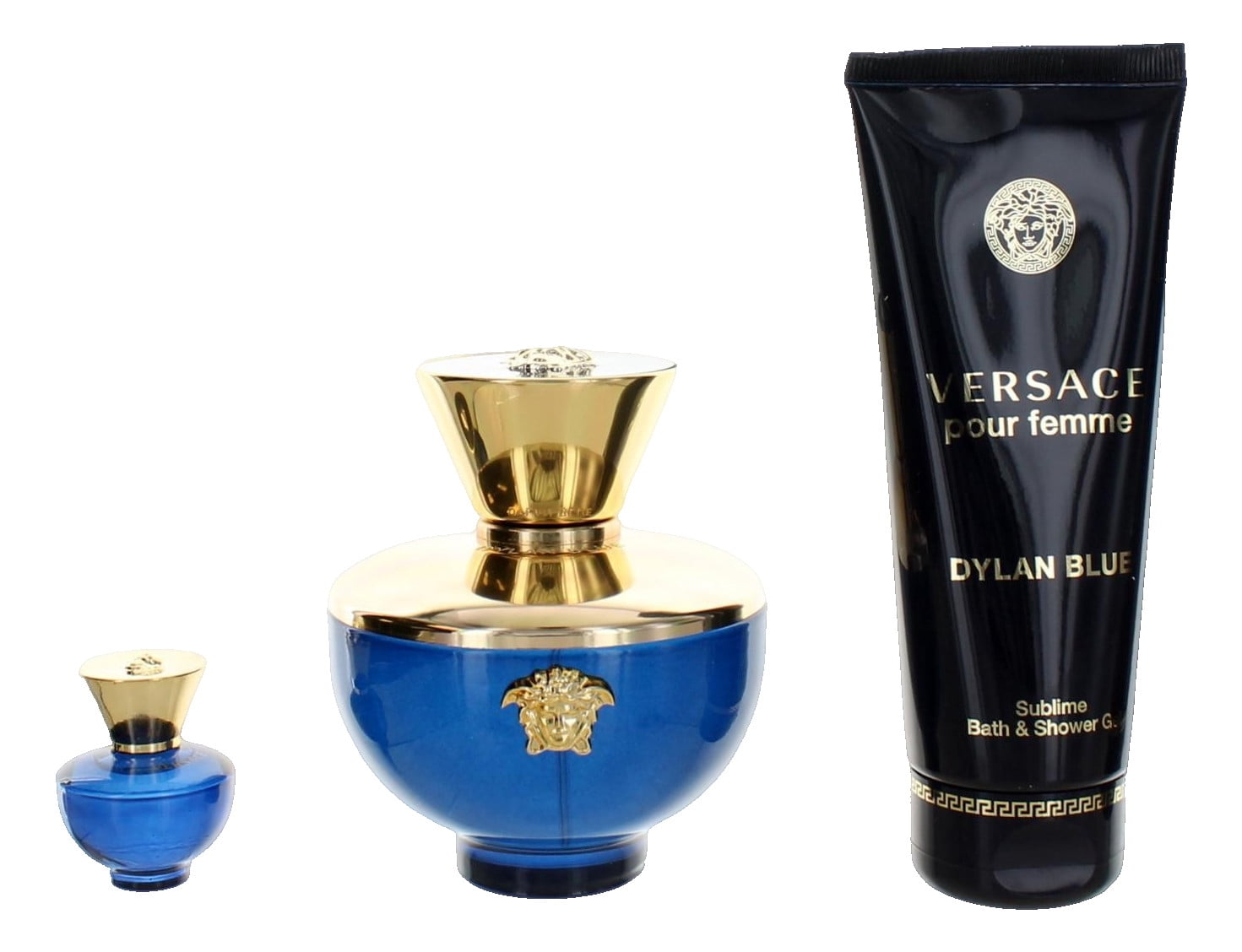 Versace's Femme Dylan Blue, 4-Piece Perfume Gift Set for Women