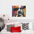 thumbnail image 4 of Xecao Cow for Waterproof Framed Canvas Art - Modern Home Decor with Real Wood Frame for Gifting and Interior Design,Horizontal, 4 of 6