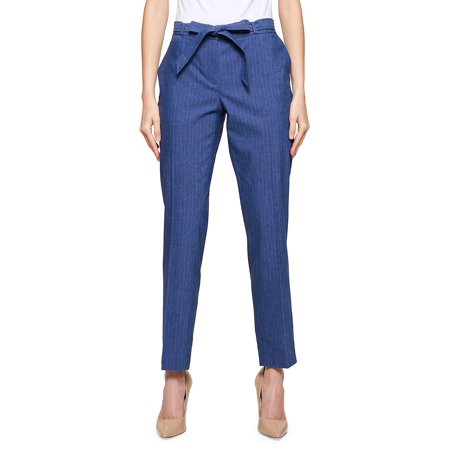 Best Tonal Striped Self-Tie Pants deal