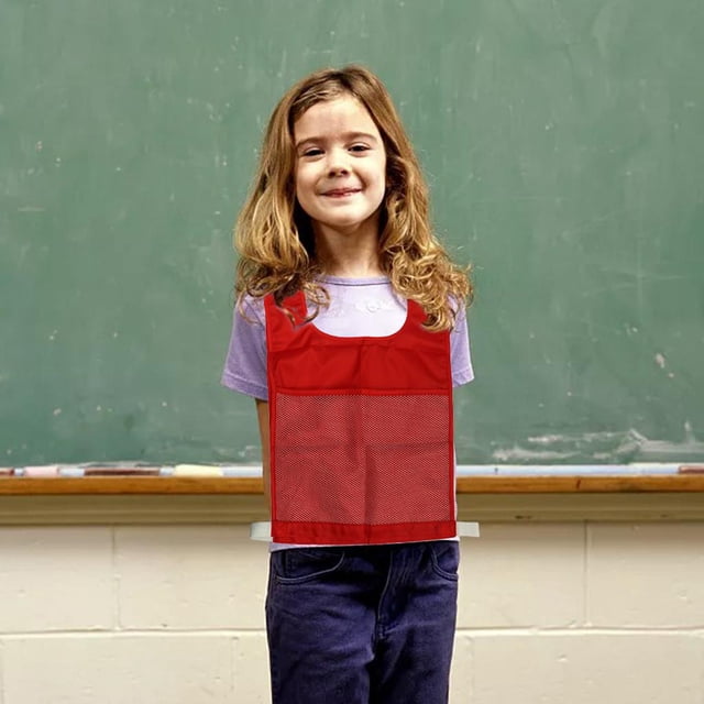 Chaleco de competición al , mostrar tarjetas alfanuméricas, guardería, material didáctico para niños, juguetes preescolares para rojo Hugo Chaleco deportivo de juego