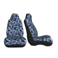 thumbnail image 3 of Honeii Tropical Leaves for Car Seat Covers Full Set, Seat Covers for Cars, Car Seat Protector Waterproof, Leather Car Seat Cushion-1, 3 of 9