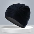 thumbnail image 4 of Women Swimming Cap Bathing Long Hair Or Short Hair Turban Cap Elastic Swimming Cap Dispatch Band Guard Stays for Running Headband Men Run Phone Headband Top Knot Headband for Women Mens Head, 4 of 6