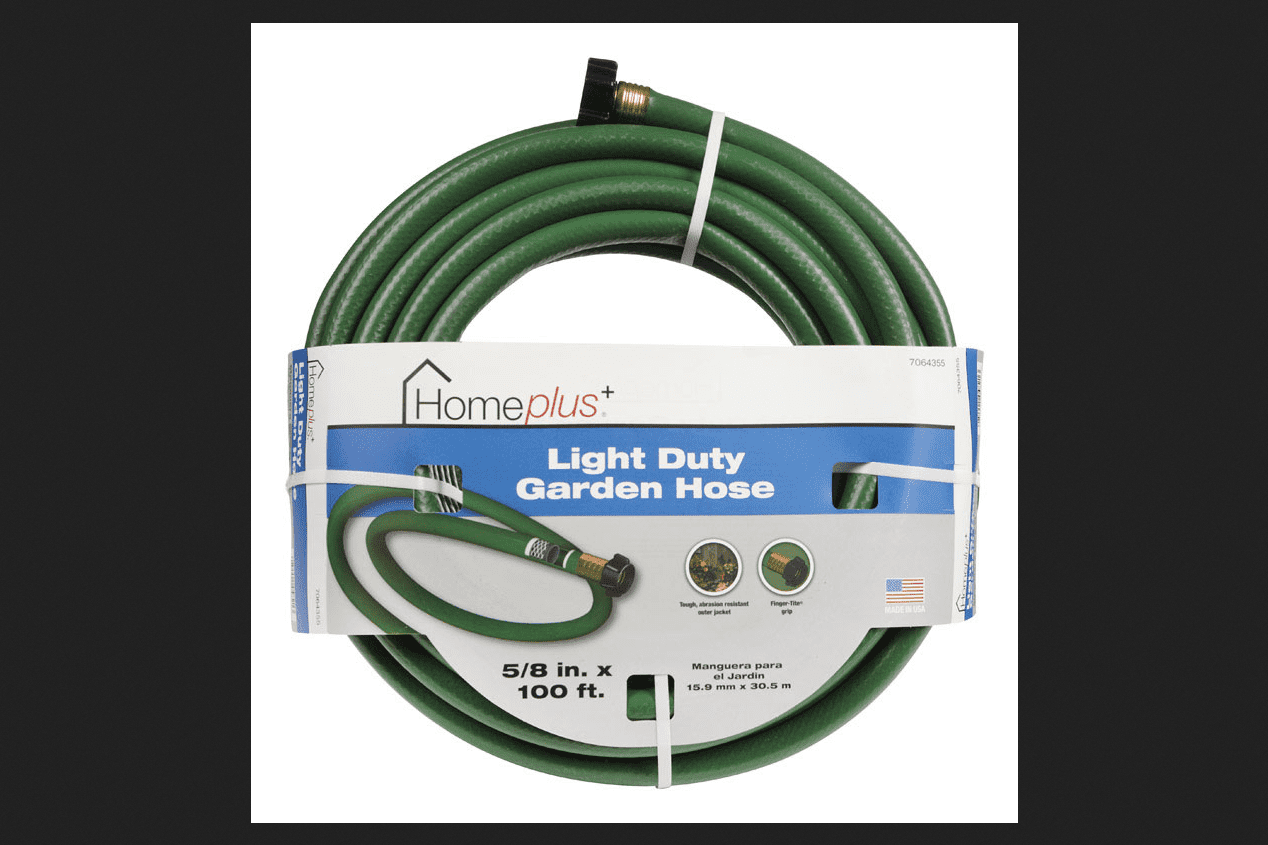 Home Plus 5 8 in. Dia. x 100 ft. L Garden Hose Kink Resistant Safe for Drinking Water by Home Plus