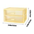 thumbnail image 3 of Yonrjhukm Large Capacity Desktop Storage Box, Multifunctional Organiser Drawer for Home, Transparent Cover, Ideal for Stationery and Sundry Items, 3 of 6
