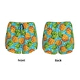 thumbnail image 5 of Lsque Pineapple Printed Women's Running Shorts with Liner Pockets,Elastic Quick Dry Workout Athletic Gym Yoga Shorts,Womens High Waist Shorts-XX-Large, 5 of 9