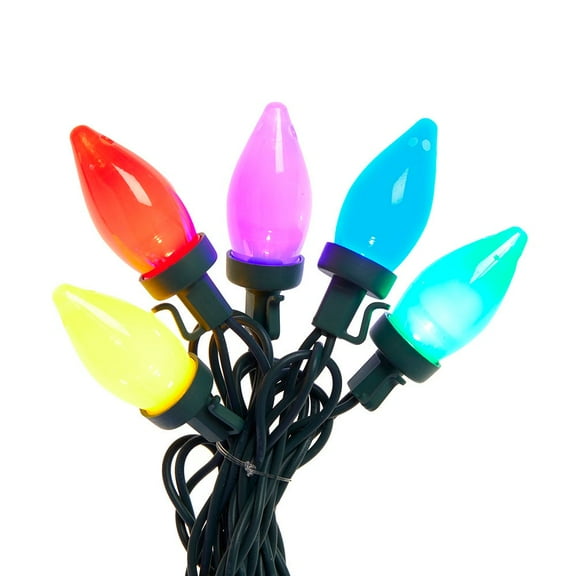 Kurt Adler 100 Lights Multi-LED C7 OPAQUE String Lights