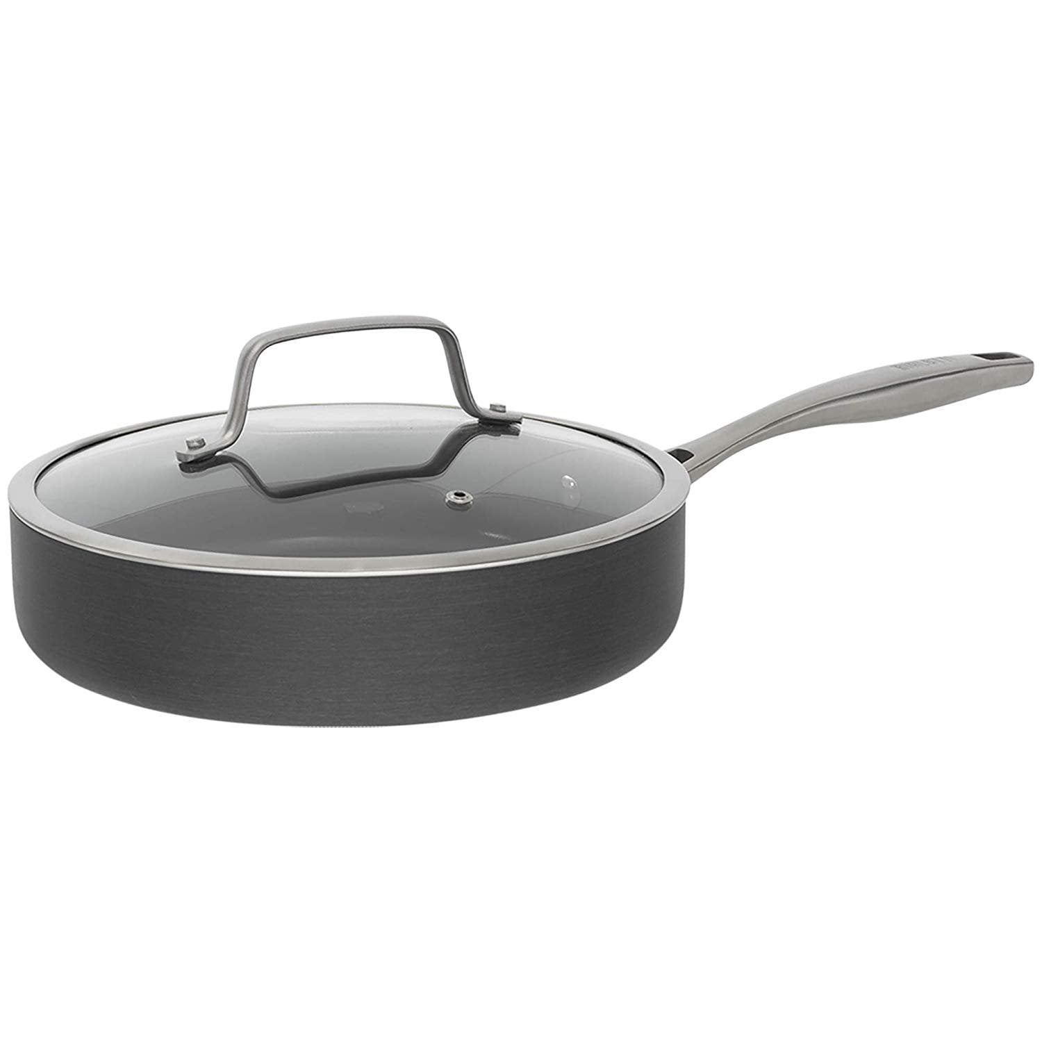 Bialetti 07263 Aeternum Easy Saute Pan 10in Silver Pans for sale online