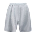 thumbnail image 5 of NOEGOEU Toddler Shorts Boys Cotton Short Pants with Pocket and Elastic Waist Athletic Jogger 5-10Y (Grey,5-6 Years), 5 of 5