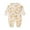 Orange, variant on AOMPMSDX Boys Bodysuits Baby Boy Cotton Print Romper Jumpsuit Playsuits Outfits Beige 9 Months-12 Months