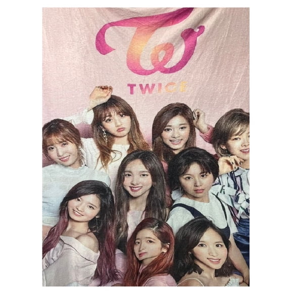 Exclusiva! Cobija Frazada Ultra Suave Twice K-Pop