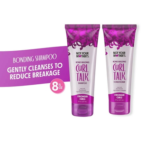 Not Your Mother's Curl Talk Curl Care Shampoo and 3-in-1 Conditioner Set, 12 fl oz, 2 Pack