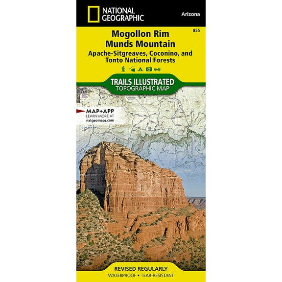 National Geographic Maps: Trails Illustrated: Mogollon Rim, Munds Mountain [apache-Sitgreaves, Coconino, and Tonto National Forests] - Folded Map
