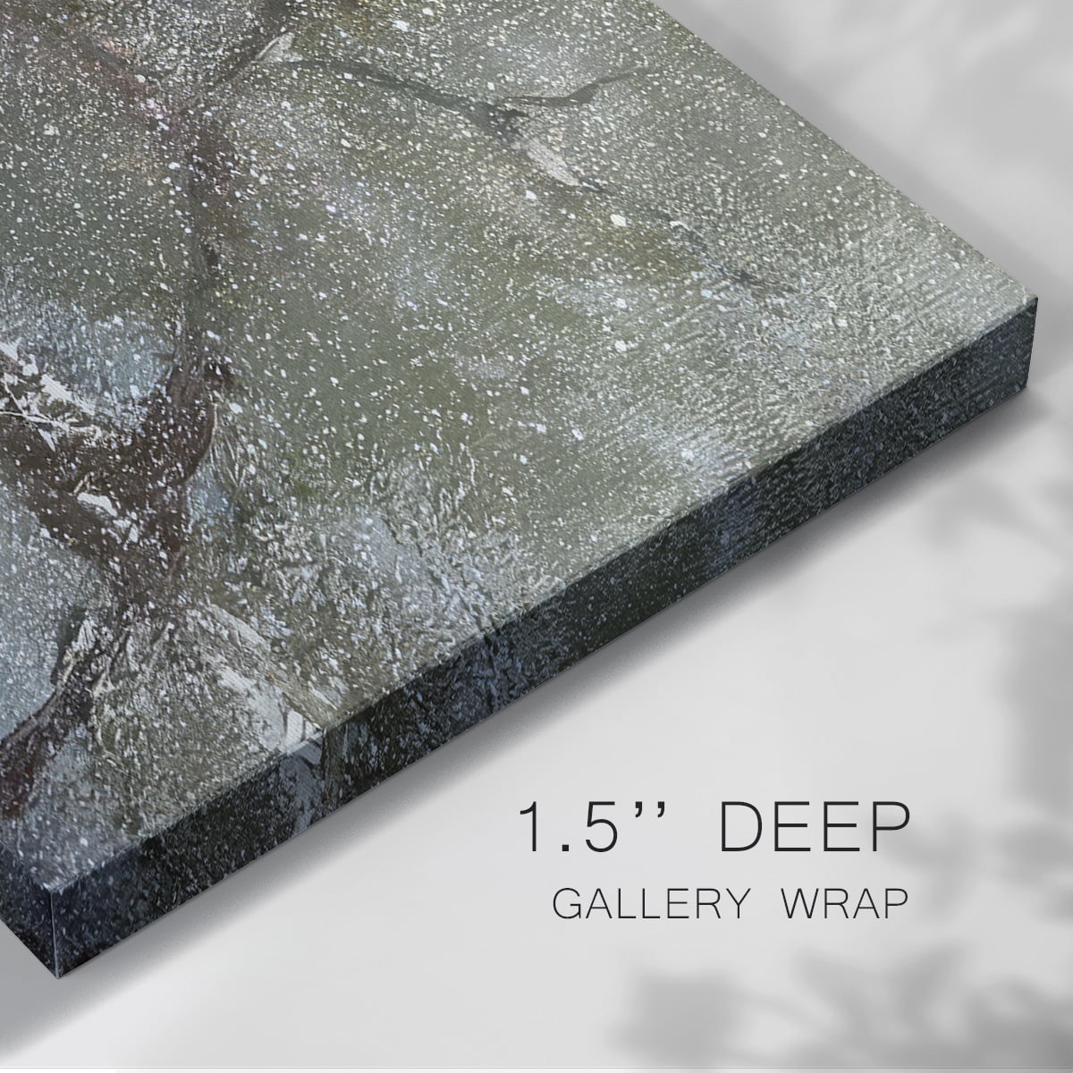 Cardinal in Snow I- Gallery Wrapped Canvas