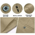 thumbnail image 4 of Casual Pants for Men, Men's Skinny Golf Casual Dress Pants Classic Fit Flat Front Expandable Waist Wrinkle Free Work Office Business Pants, 4 of 6