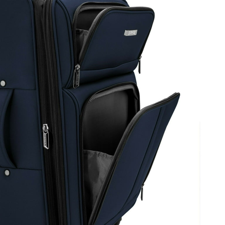 U.S. Traveler Anzio 26-Inch Medium Checked Suitcase, Expandable