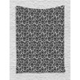 thumbnail image 1 of Black and White Tapestry, Monochrome Spirals Abstract Composition Geometric Hand Drawn Design, Wall Hanging for Bedroom Living Room Dorm Decor, 60W X 80L Inches, Black and White, by Ambesonne, 1 of 2