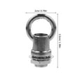 thumbnail image 2 of 8pcs Heavy Duty M10 Threaded Hook Rings for Pendant Light Fixtures Metal Chain for Hanging Lights Chandelier Suspension Chain, 2 of 9