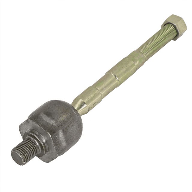 Golf Cart Inner Ball Joint Steering Rack Joint 102565701, designed for Club Car Precedent G&E models from 2004 and up. Made of durable metal, this unbranded replacement part features a threaded end and a smooth metallic finish. Suitable for automotive replacement and specialty parts.