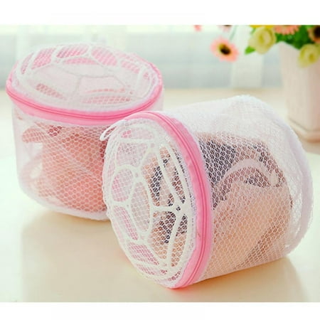 Prettyui Household Laundry Bags with Zipper Women Stockings Lingerie Bra Washing Bag Wash Protecting Mesh Practical Aid Laundry Bag